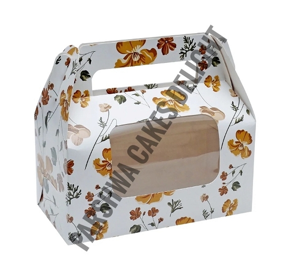 Hamper Box - Floral, 10 Pcs Pack, 2 Jar Box