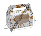 Hamper Box - Floral, 10 Pcs Pack, 2 Jar Box