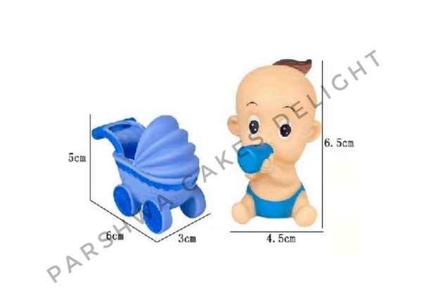 Baby Boy And Cradle Toy