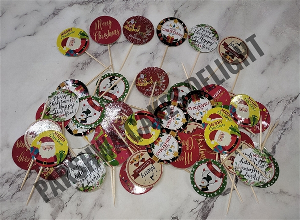 Christmas Paper Tags - 50 Pcs Pack