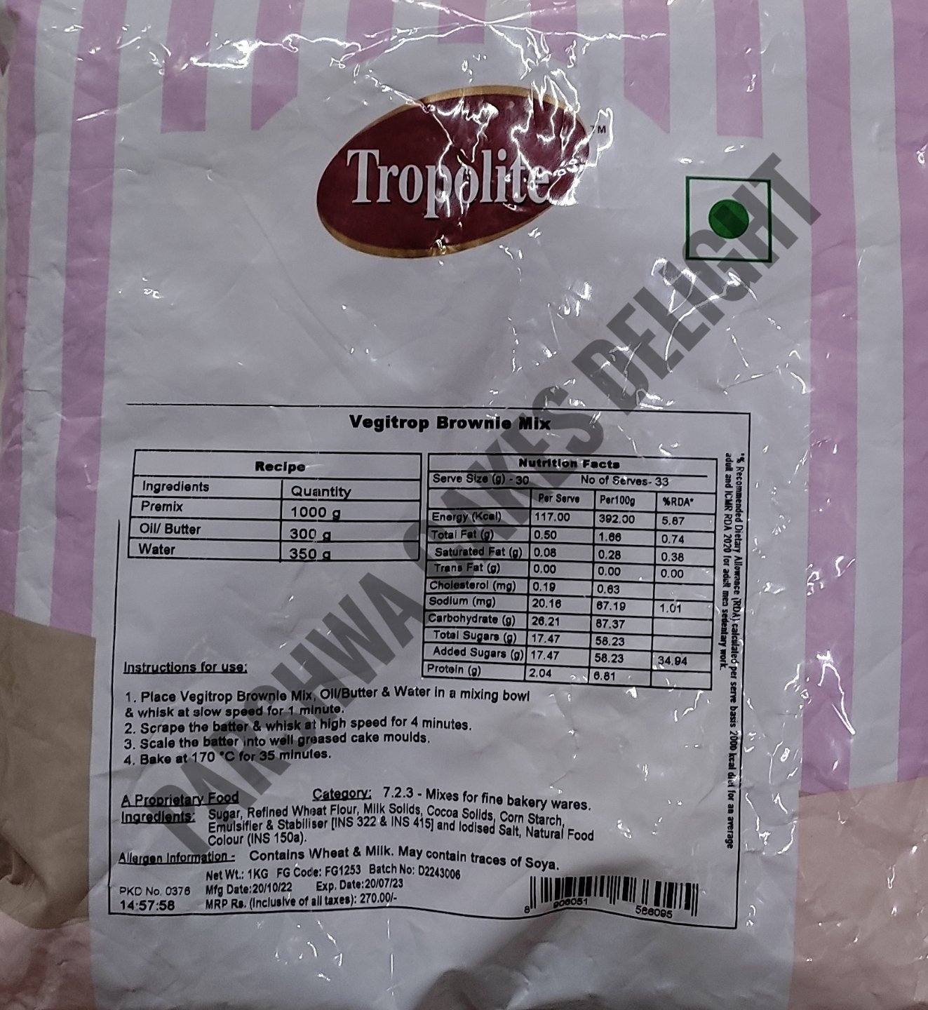 Buy Tropolite Choco Lava Premix at Best Online Price in India