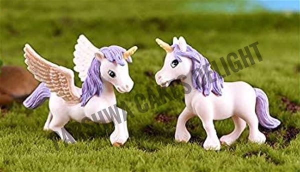 Unicorn Toy - Purple, 3 Pcs Set
