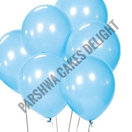 Metallic Baloons - Light Blue, 10 Pack Of 25 Pcs