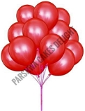 Metallic Baloons - Red, 10 Pack Of 25 Pcs