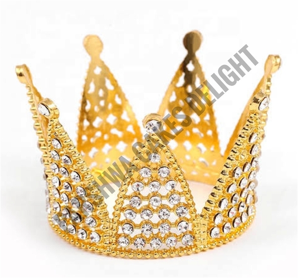 Cake Crown - Gold, Delight 6, 1 Pc
