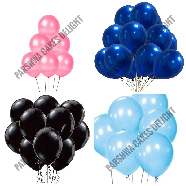 Metallic Baloons - 25 Pcs Packaging