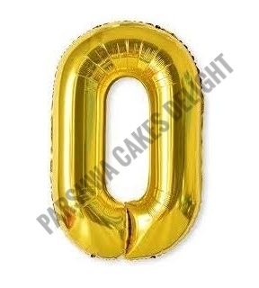 Numerical Foil Baloon - No 0, 16 Inches