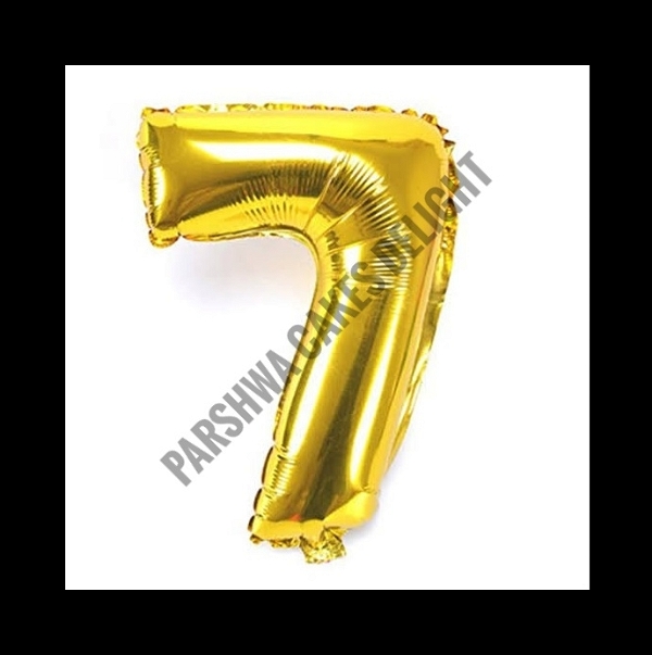 Numerical Foil Baloon - No 7, 16 Inches