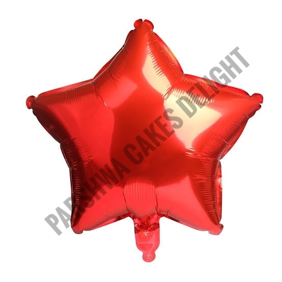 Foil Star Baloon - Red, 1 Pc, 18 Inches