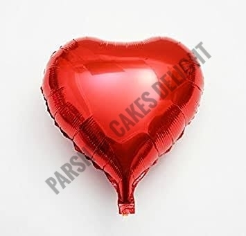 Foil Heart Baloon - Red, 1 Pc, 18 Inches