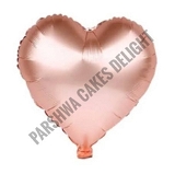 Foil Heart Baloon - Rose Gold, 1 Pc, 18 Inches