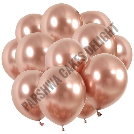 Chrome Baloons - Copper, 1 Pack Of 50 Pcs