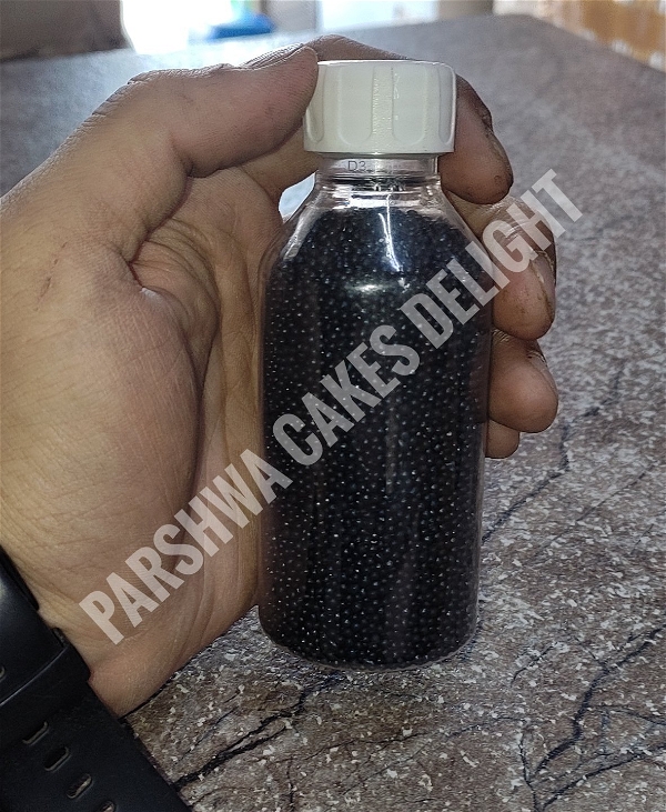 Black Small Sprinkle - Approx 50g