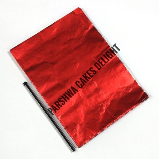 Big Cut Foil - Red, 50 Pcs Pack, 7" X 10"