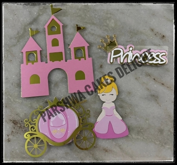 Princess Theme Set - Pink, 4 Pcs
