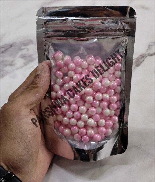 Cake Decorating Edible Sprinkle - Pink & White, Delight 11, 100g