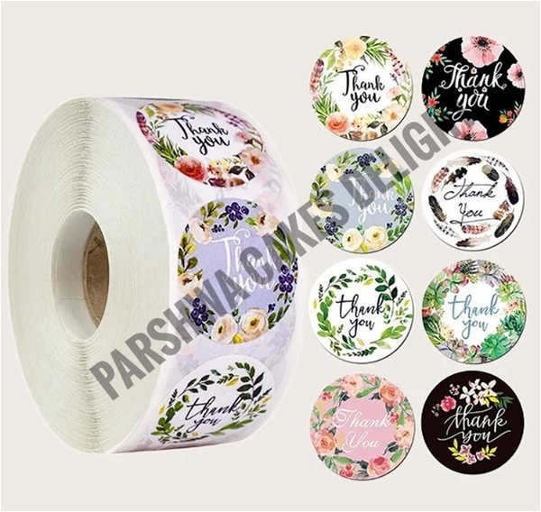 Sticker Roll - 500 Pcs, 1 Inches, CDK01