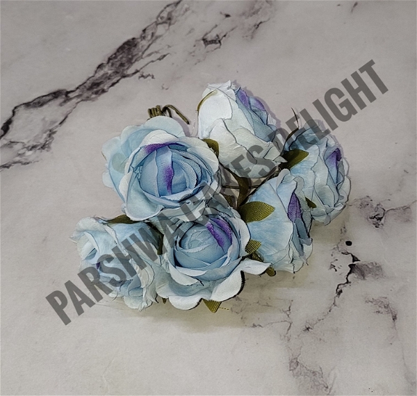 Dry Rose Flower - Delight 331, 6 Pcs Bunch