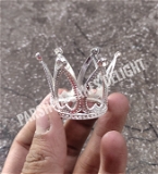Mini Metal Cake Crown - Silver, 1 Pc, Delight 3
