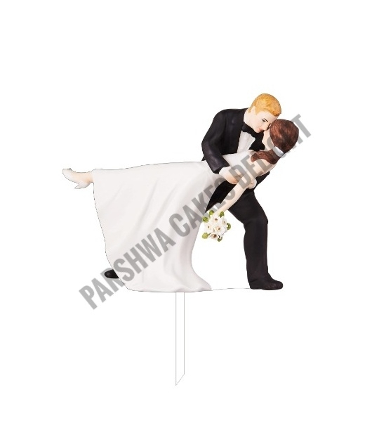 Acrylic Couple Topper - Delight 38, 5 Inches