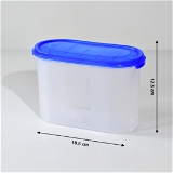 2180 PLASTIC STORAGE CONTAINERS WITH LID (1200 ML)