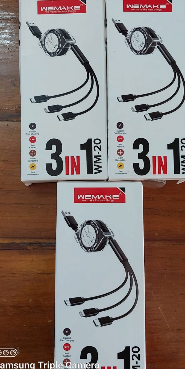 3 In 1 Fast Charging Cable 