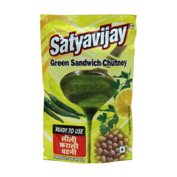 Satyavijay Green Sandwich Chutney - 100 Gm