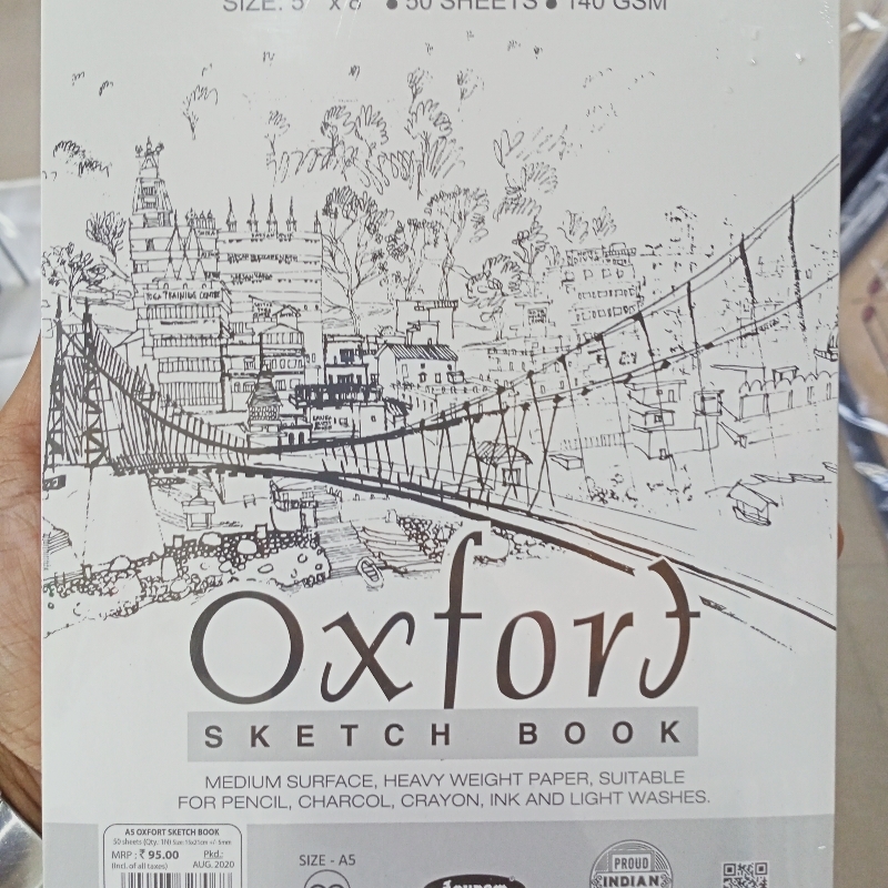Anupam Oxford Sketch Book Hb 128 Pages A4  Starbox