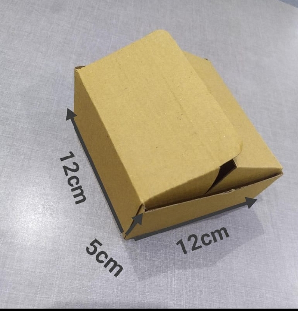 BOX BROWN 12X12X5 (FOIL TAPE)