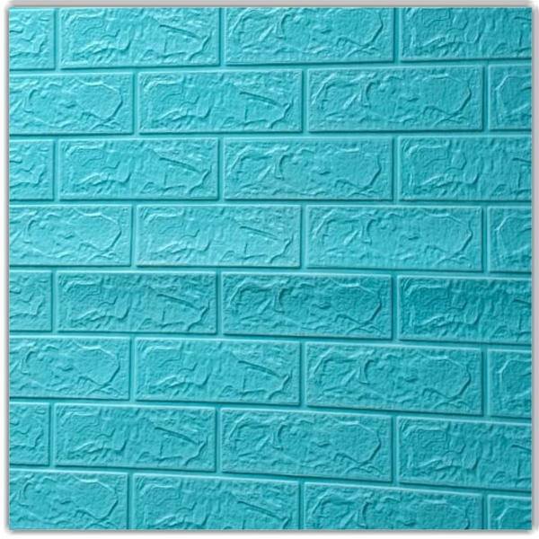 3d Brick Design Wallpaper (Blue) 100PB 