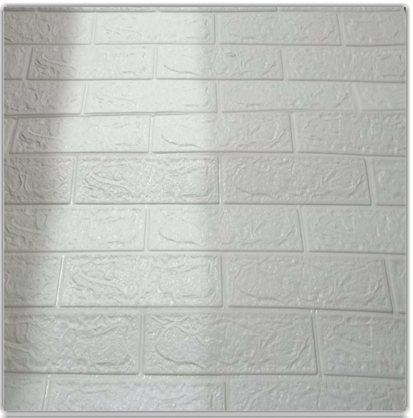 3d Brick Design Wallpaper (white) 100PB 