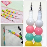 Plastic Moti Gel Pen (Pack of 12pcs ) Fancy Designer Attractive Gel Pen for Kids, Boys, Girls, Birthday Gifts, Multicolor