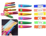 Colorful Decorative Paper Edge Scissor (Set OF 12)