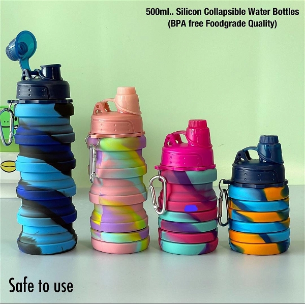 Silicone Expandable water bottle