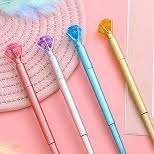 New arrival Diamond fork spoon pens Color random set of 4