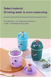 Space Insulated Crown Mug for Kids 330ML  Outside plastic inside glass non-leaking quality Color random