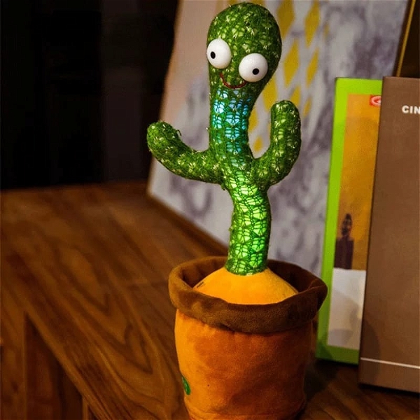 Dancing Cactus With Charging Wire