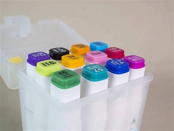 Touch cool heavy quality Marker  Dual tip Marker with box packing 12 shades