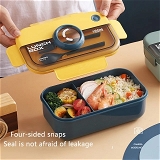 Camera Lunch box 2 compartments with spoon and fork (1100 ml )