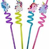 Spiral straws now available in 4 new designs Unicorn 🦄 Dinosaur 🦕 Fruits 🍓 Icecream