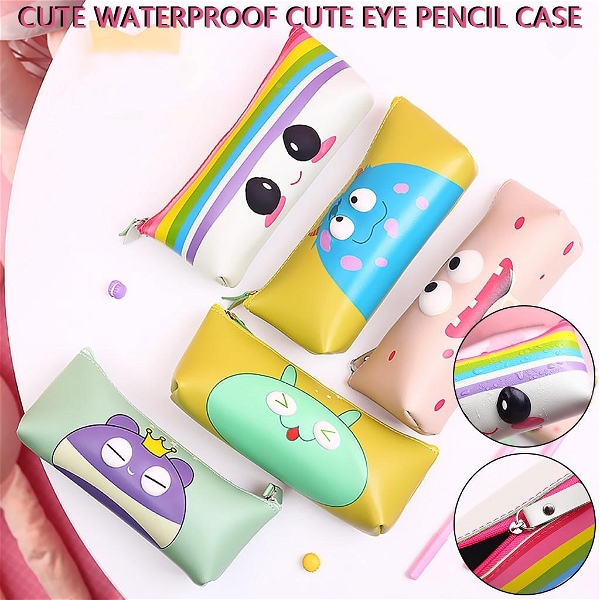 3d pop eye pencil pouches Design mix random only