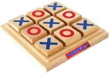 Good quality wooden tic tac toe game  Box packing
