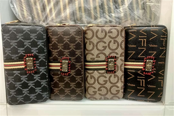 Premium quality double zip wallets for girls and ladies