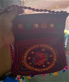 Beautiful jaipuri sling bag with 2 zips