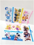 Good quality transparent Cartoon printed pencil pouches Only girl or boy choice possible Design random only pack of 12