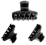 Homeoculture Hair Accessories Clutchers Claw Clips Medium Size For Hair for Women - 6 Pack Combo