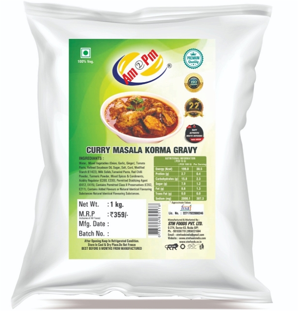 Curry Masala Korma Gravy