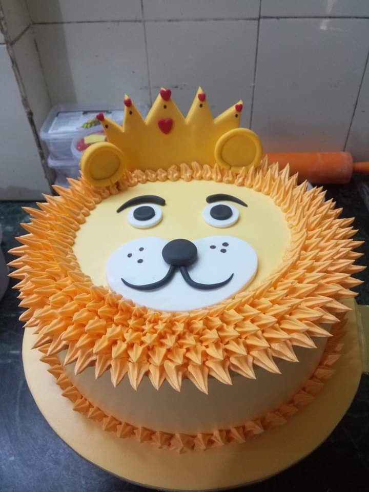 Lion Birthday Cake Ideas Images (Pictures)