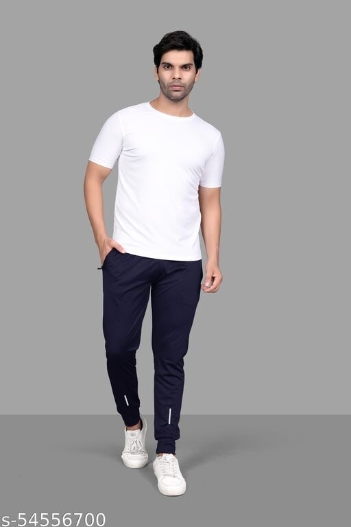 Buy Navy Blue Track Pants for Men by Blue Saint Online  Ajiocom