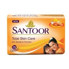 Santoor Soap - సంతూర్ సబ్బు - 28g Travel soap